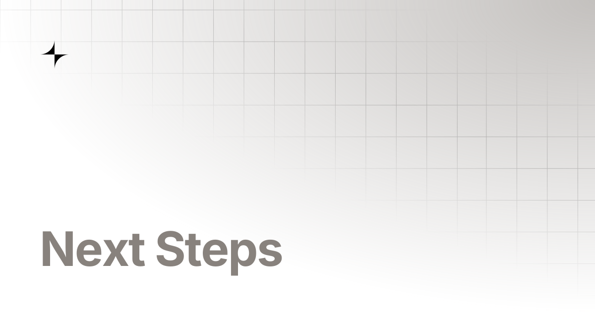 Next Steps | ROX Docs