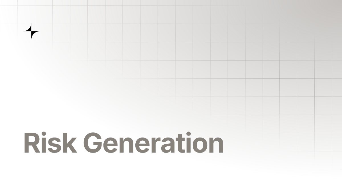 Risk Generation | ROX Docs