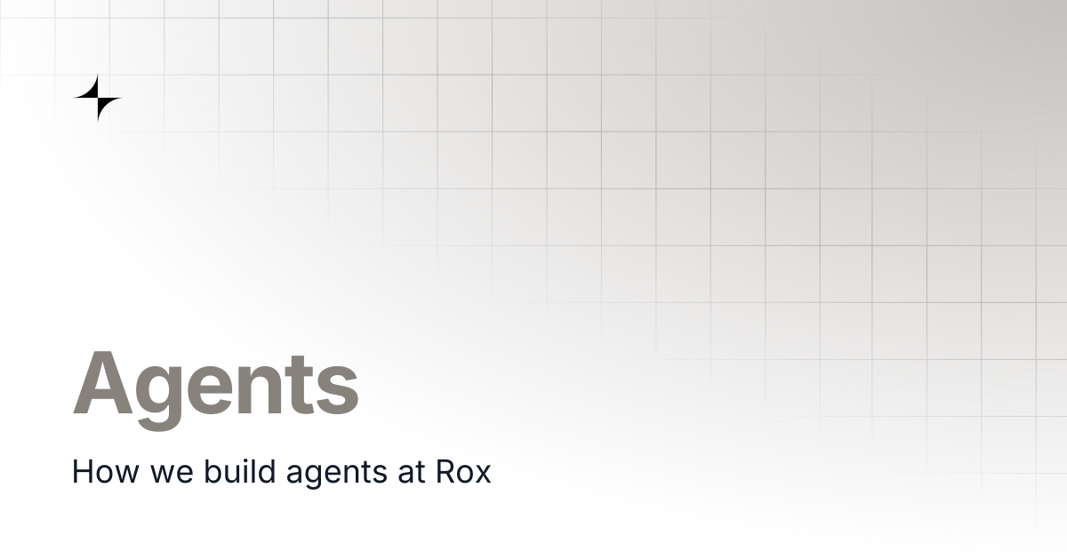 Agents | ROX Docs